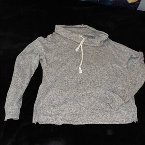 Loose turtleneck sweater